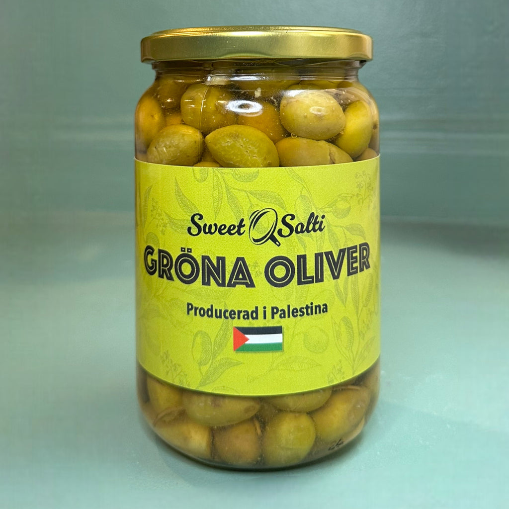 Palestinian green Olives 500 gram