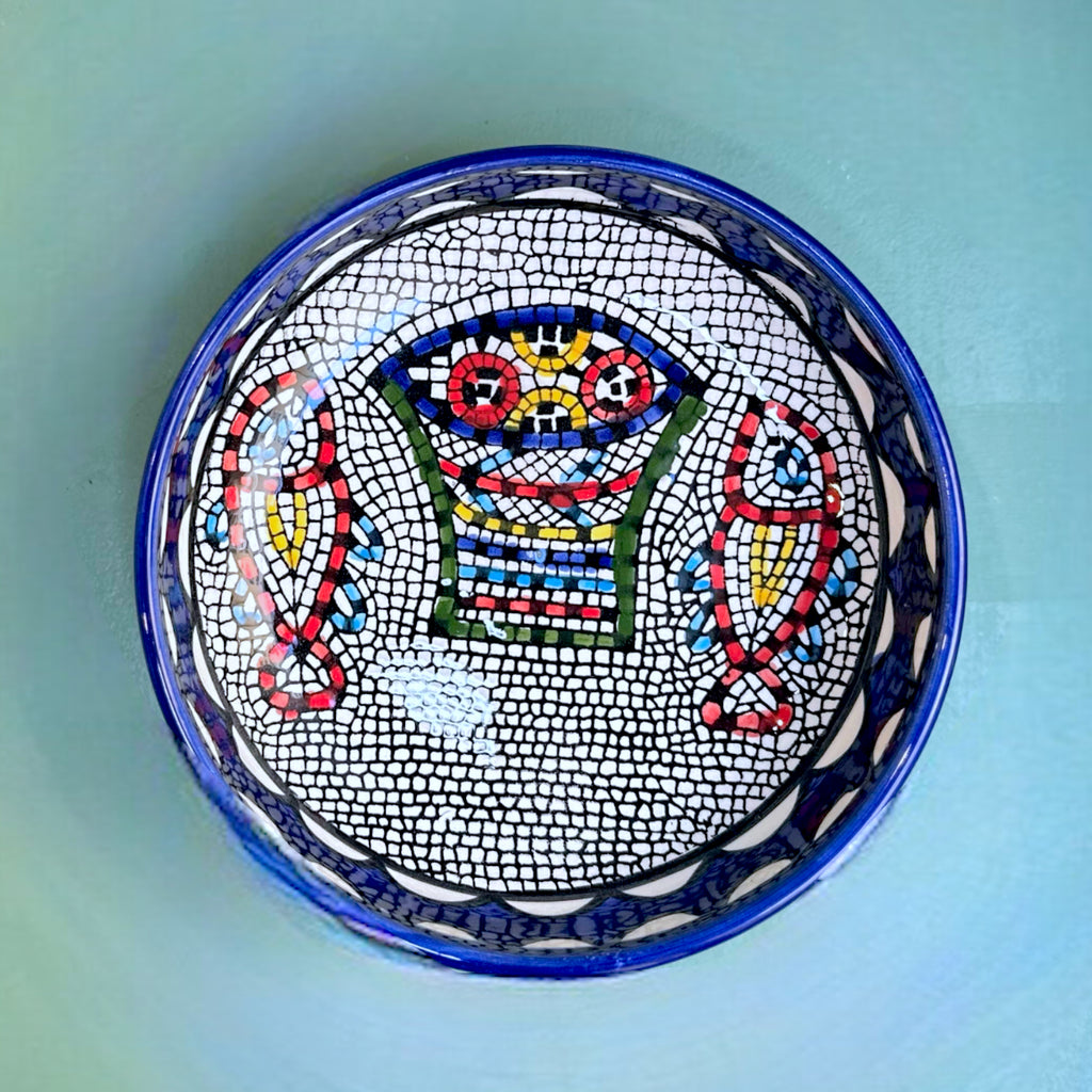 Handmade Ceramic Bowls - Mosaic 15 cm