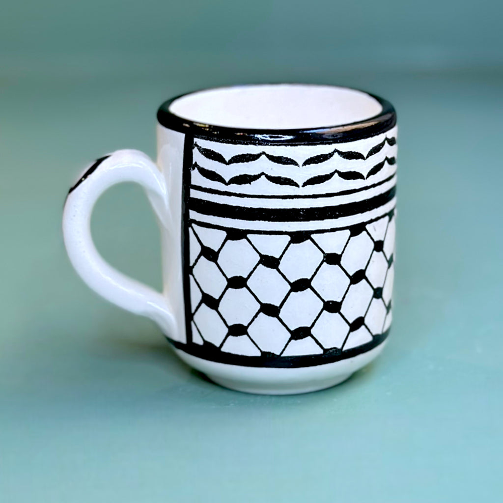 Handmade Ceramic Coffee Cups - Kuffiyyeh